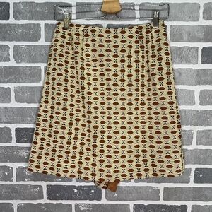 VINTAGE ETONIC SPORTSWEAR GEOMETRIC A-LINE GOLF SKORT SKIRT SIZE 12